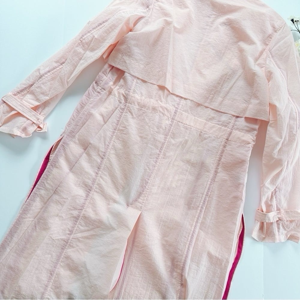 NEW Derek Lam 10 Crosby Lexis Trench Coat Pink Dogwood - Picture 10 of 10